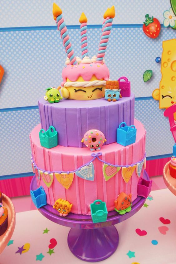 Shopkins Cake - Awesome Birthday Cakes For Girls on Pretty My Party