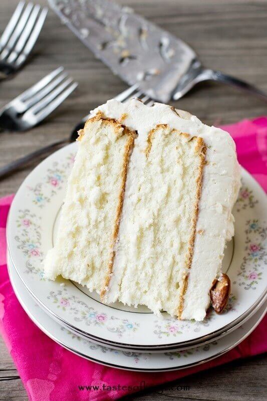 Almond Cream Cake - Best Birthday Cake Recipe Ideas