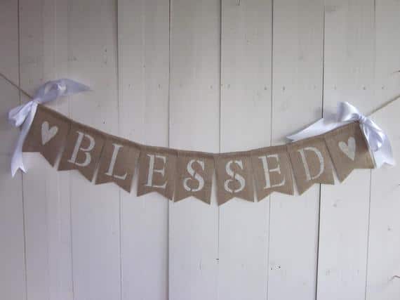 Blessed Banner - Baptism Party Ideas