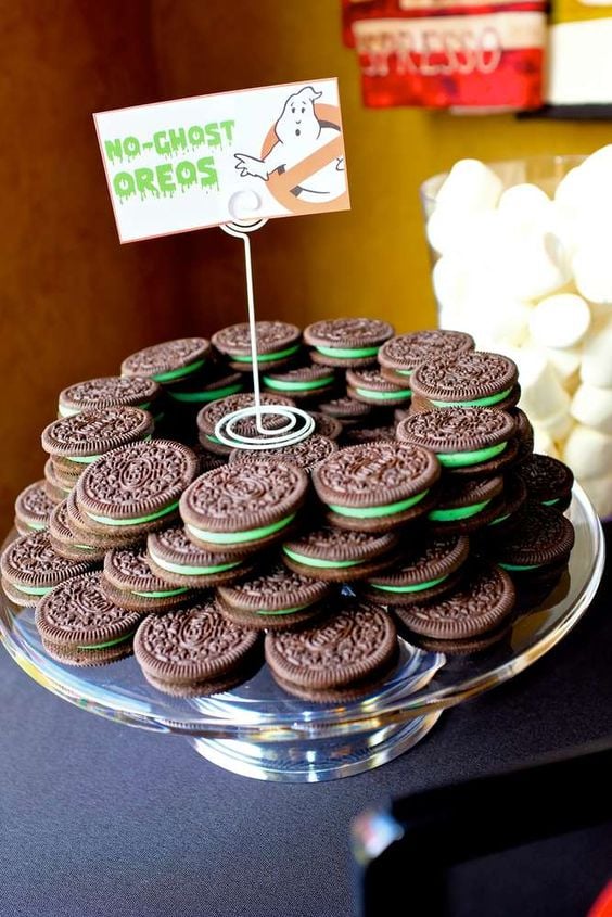 No Ghost Oreos - Ghostbusters Party Ideas
