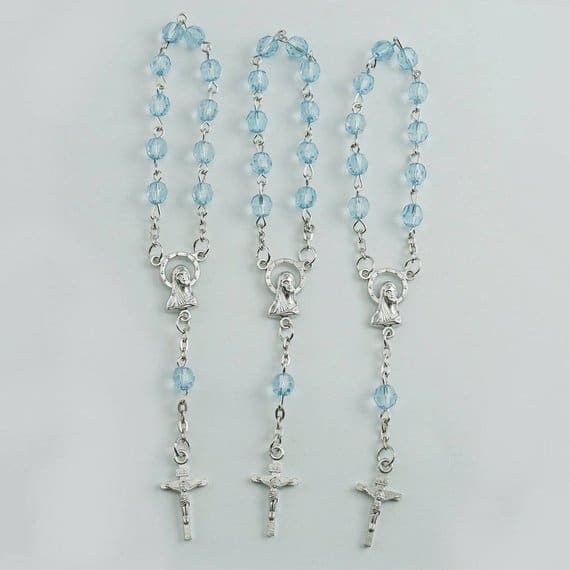 Rosary Party Favors - Baptism Party Ideas