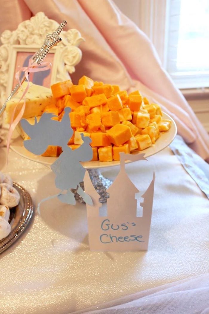 Gus Cheese Bites for a toddler Cinderella Birthday Party