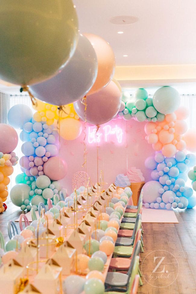 Pretty Pastel Ice Cream Birthday Party - Pretty My Party