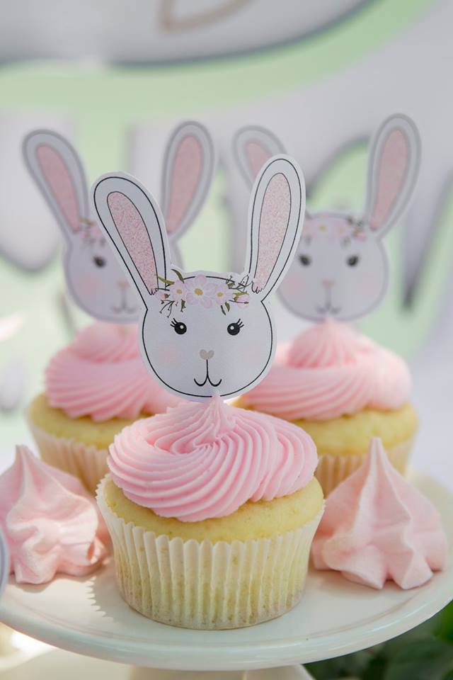 Some Bunny Is One Birthday Cupcakes