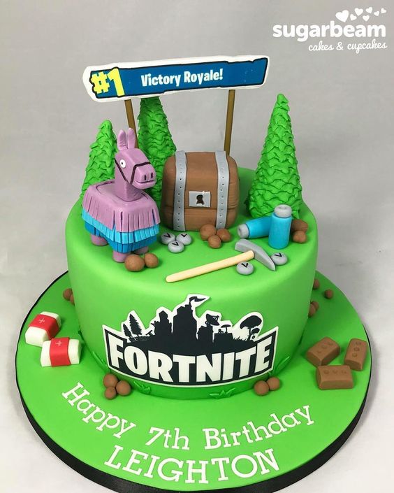 Fortnite Birthday Cake - Fortnite Party Ideas