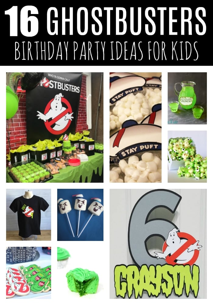 16 Fun Ghostbusters Birthday Party Ideas on Pretty My Party