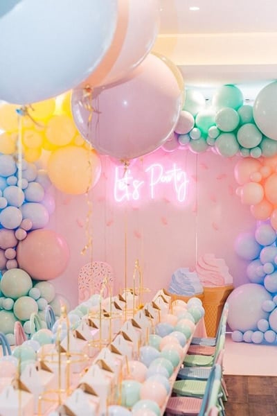 Pretty Pastel Ice Cream Birthday Party