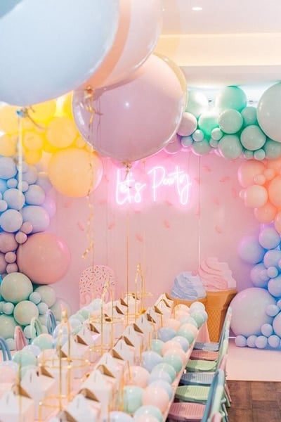 Pretty Pastel Ice Cream Birthday Party - Pretty My Party