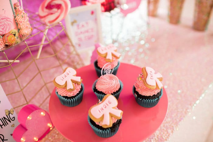 JoJo Siwa Birthday Party Cupcakes