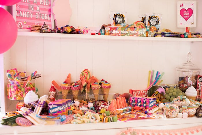 JoJo Siwa Birthday Party Candy Buffet
