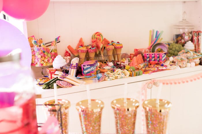 JoJo Siwa Birthday Party Candy Buffet