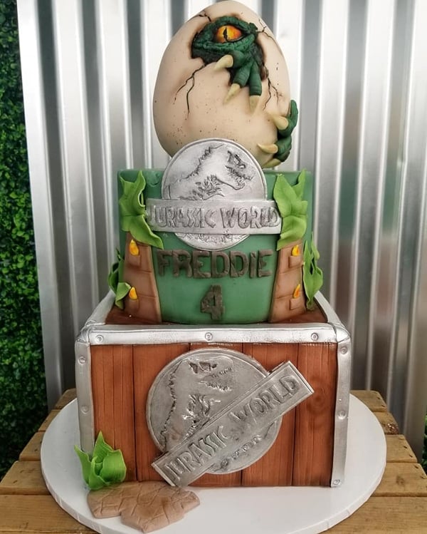 Jurassic World Birthday Cake