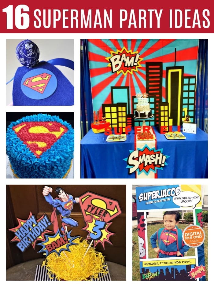 16 Cool Superman Party Ideas on Pretty My Party
