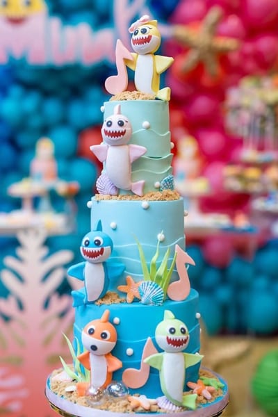 17 Cute Baby Shark Party Ideas Pretty My Party Party Ideas