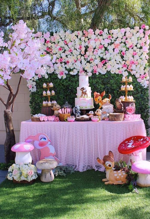Gorgeous Bambi Themed 1st Birthday Party on Pretty My Party