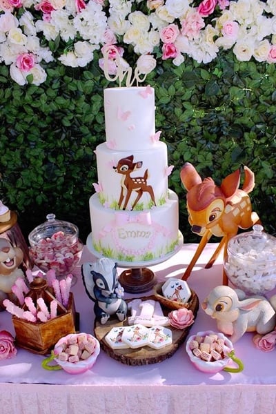 Gorgeous Bambi 1st Birthday Party - Pretty My Party - Party Ideas