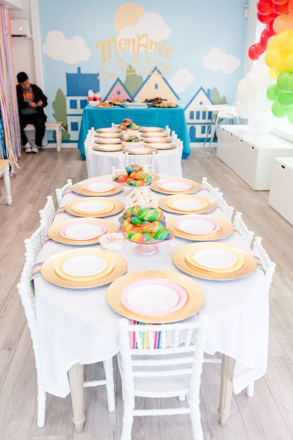 Rainbow Color Factory Themed Birthday Party on Pretty My Party