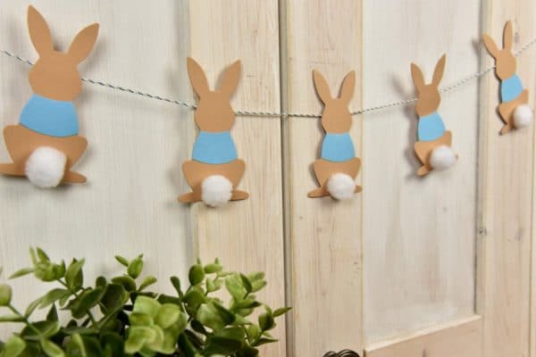 DIY Peter Rabbit Garland - Peter Rabbit Party Ideas