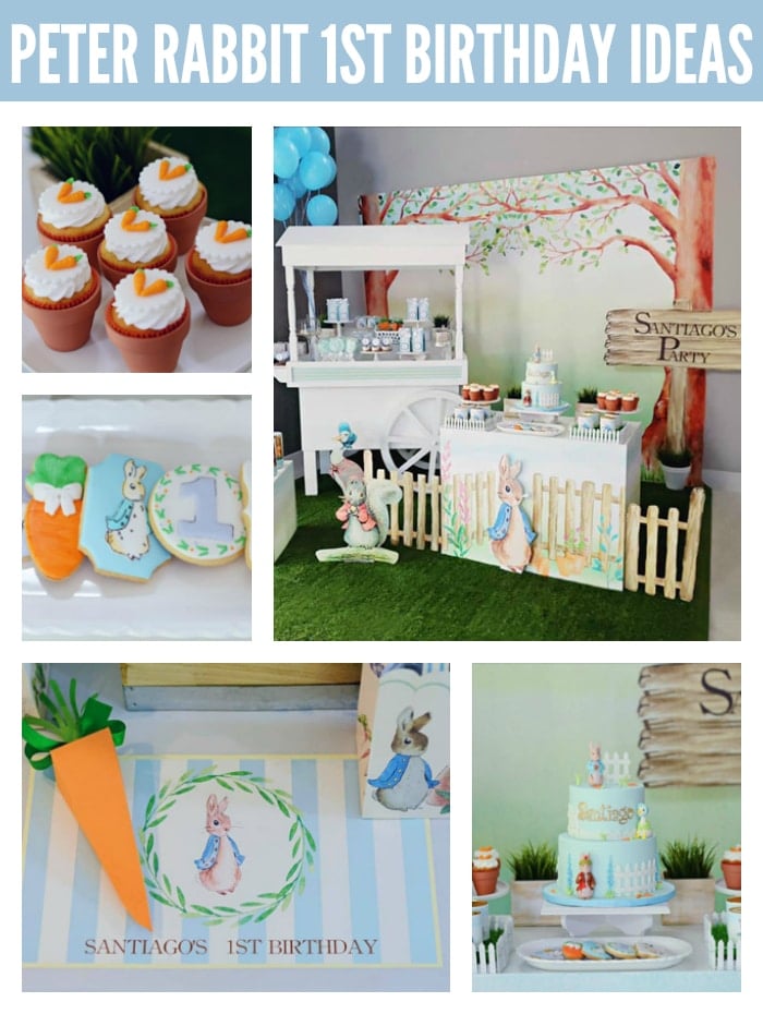 Peter Rabbit 1st Birthday Party on Pretty My Party