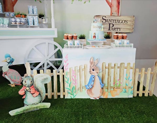 Adorable Peter Rabbit 1st Birthday Party - Pretty My Party