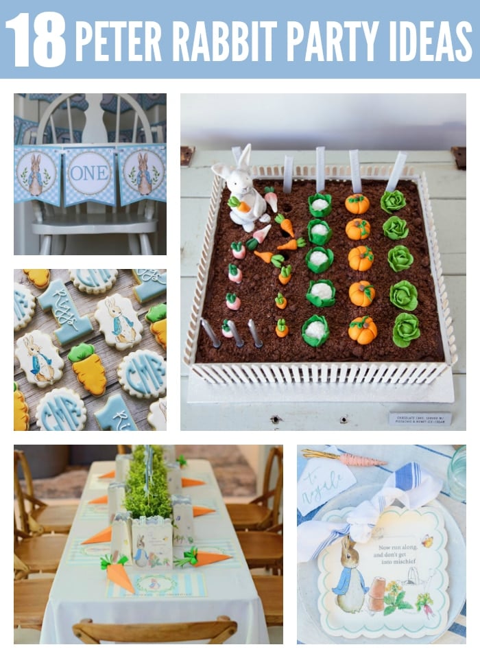 18 Adorable Peter Rabbit Party Ideas - Pretty My Party