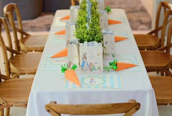 Peter Rabbit Party Theme - The Well Dressed Table