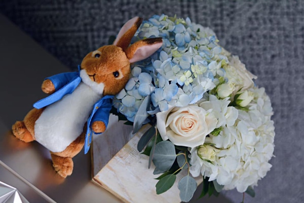 Peter Rabbit Party Centerpiece on Pretty My Party