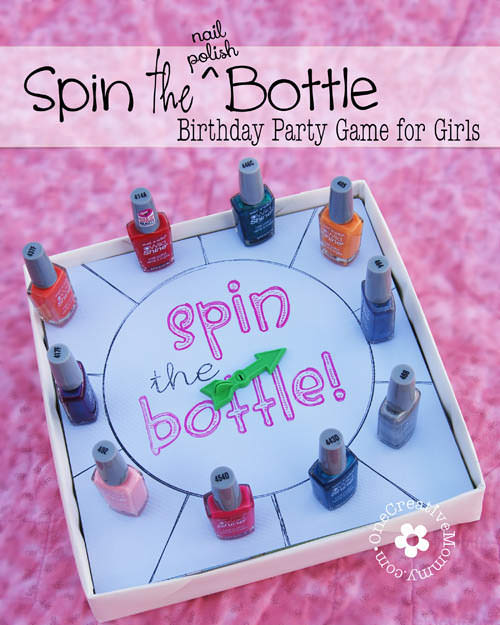 Spin the Nail Polish Bottle Party Game - Spa Party Ideas