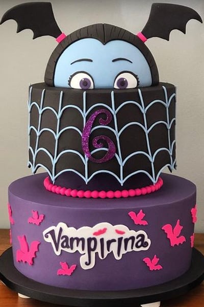 Vampirina Birthday Party Backdrop Personalized Step & Repeat - Designe –  Banners by Roz