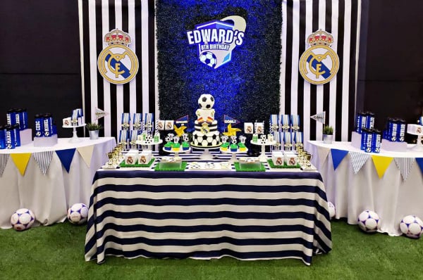 Soccer Party Dessert Table