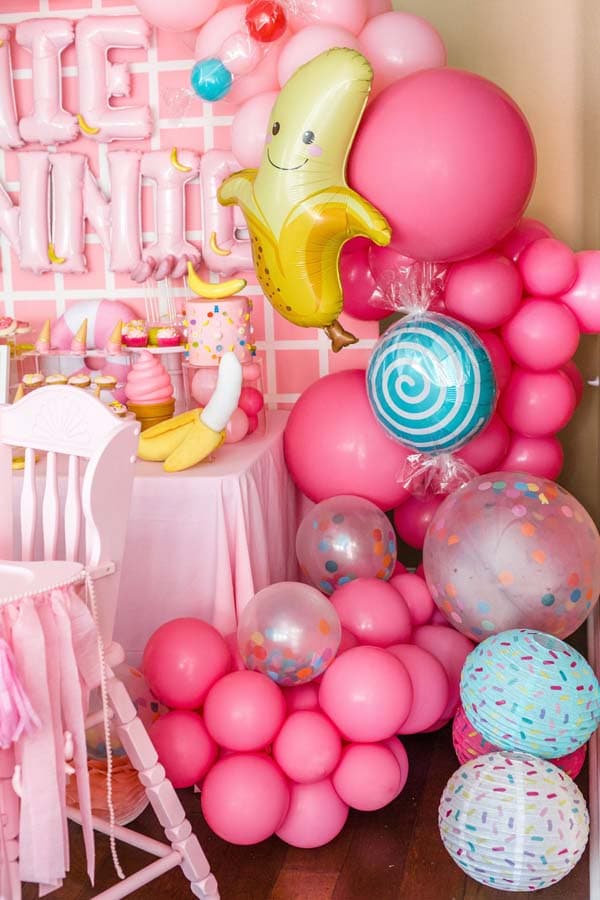 Bananas and Sprinkles Balloon and Party Decor