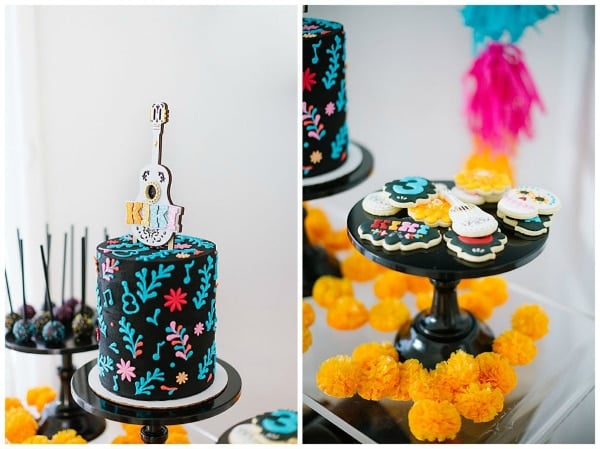 Coco Party Ideas - Cake and Cookies
