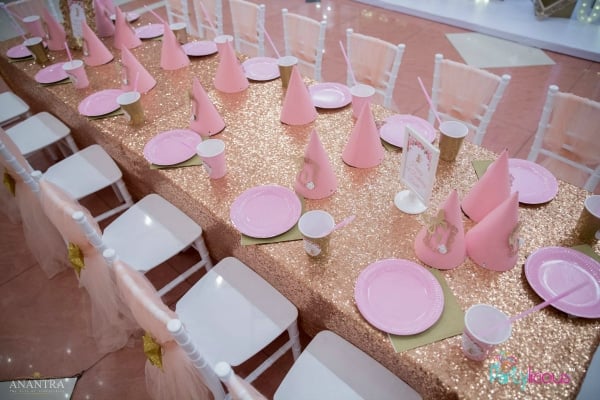 Magical Fairy 1st Birthday Party Table