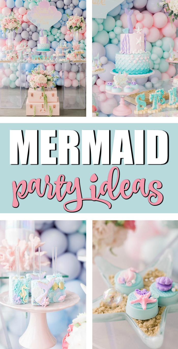 Mermaid Kisses Starfish Wishes Birthday Party on Pretty My Party