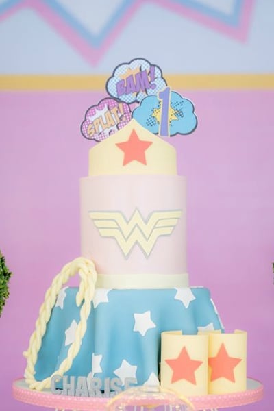 Pastel Wonder Woman Party - Pretty My Party