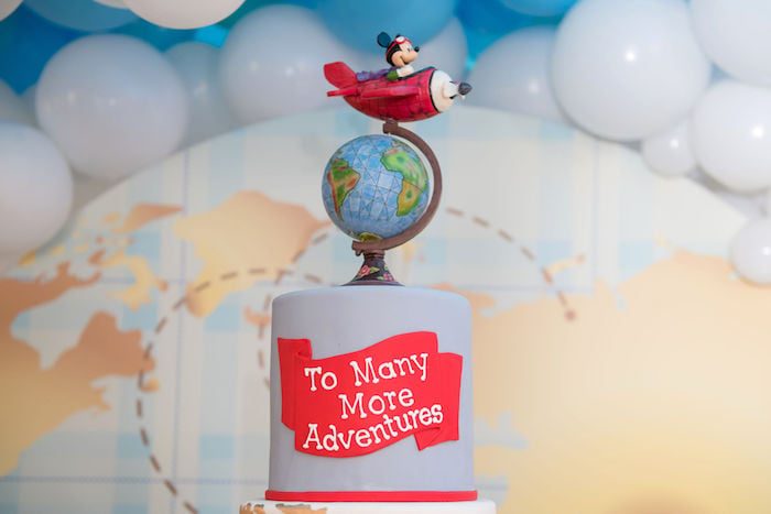 Mickey Mouse Aviator Cake Topper
