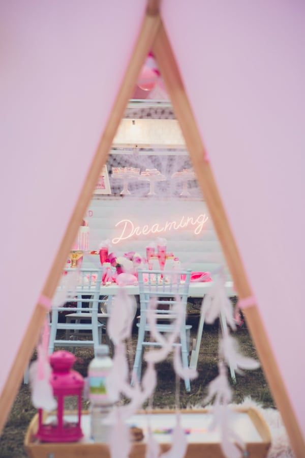 Pink Glamping Tents