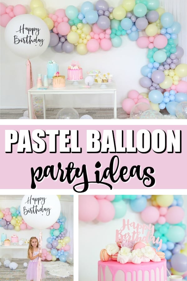 Sorbet Pastel Balloon Themed Party on Pretty My Party