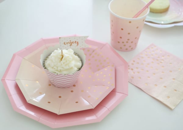 Pretty Pastel Party Plates and Supplies