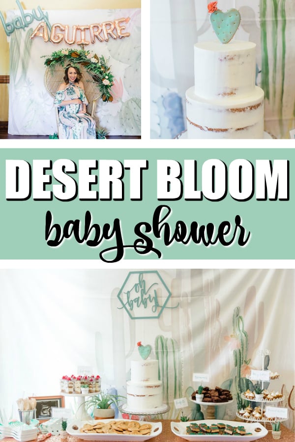 Desert Bloom Baby Shower Ideas on Pretty My Party