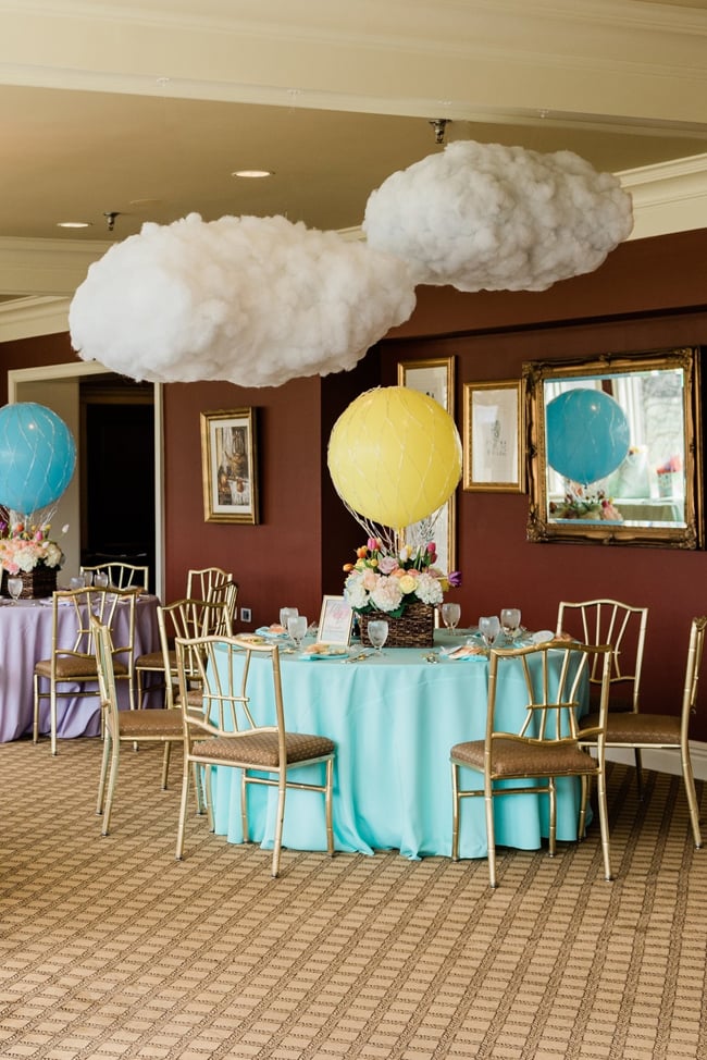 Hot Air Balloon Baby Shower Decorations