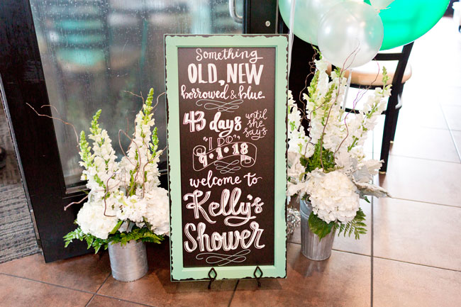 Mint To Be Bridal Shower Sign