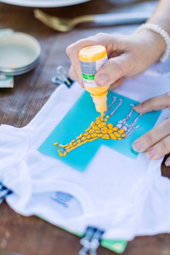 Paint a Onesie Baby Shower Kit - Onesie Party - DIY Indonesia