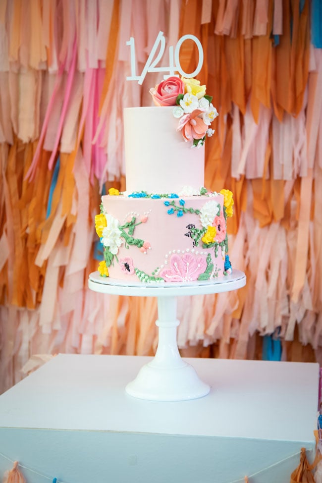 Beautiful Flower Cake