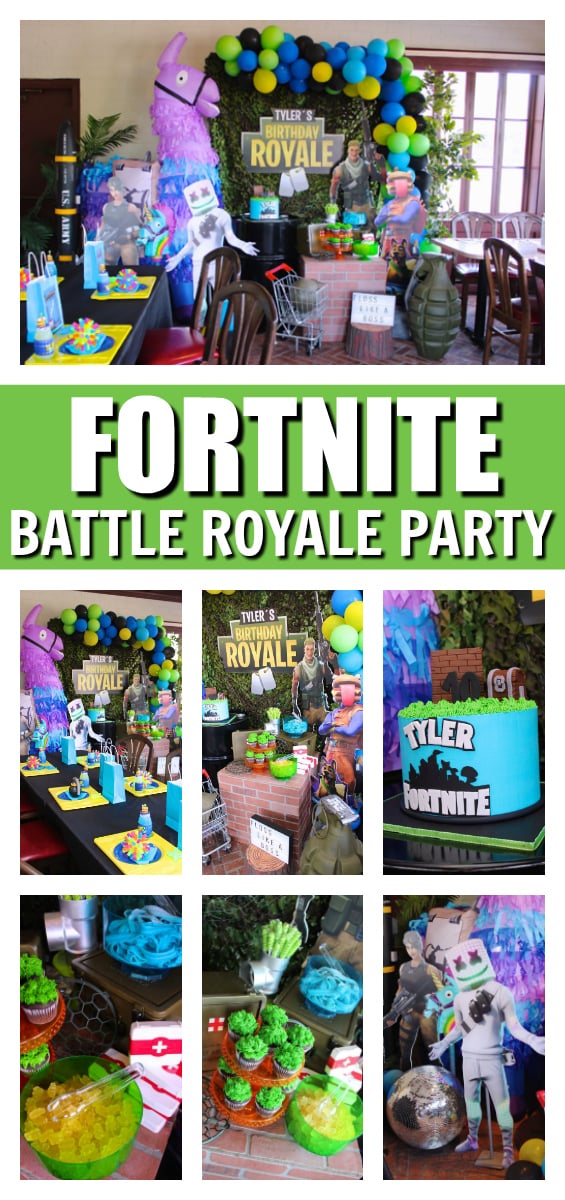 Epic Fortnite Battle Royale Party on Pretty My Party