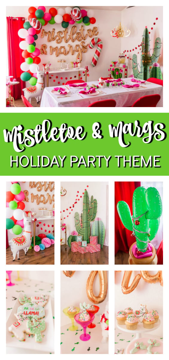 Mistletoe and Margaritas Holiday Party on Pretty My Party