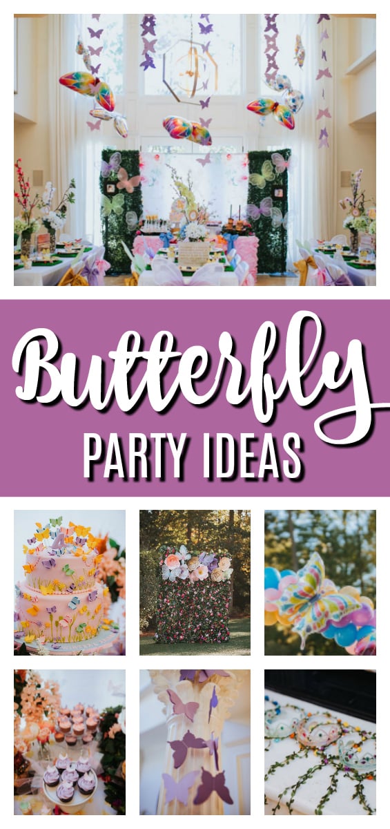 Whimsical Butterfly Birthday Party on Pretty My Party