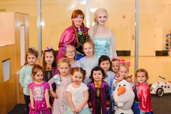 Anna and Elsa Birthday Party Characters