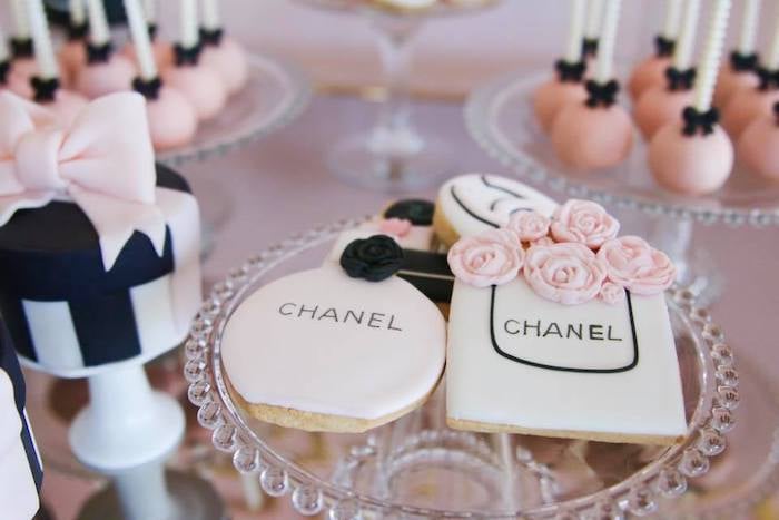 Chanel shop party decorations
