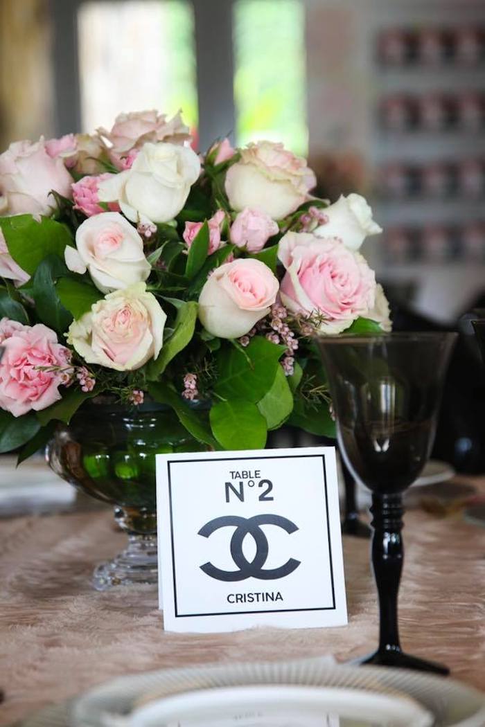 Chanel Table Numbers